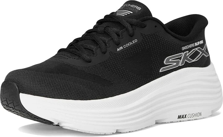 SKECHERS Max Cushioning Endeavour Hallandale Hands Free Slip-Ins Women's Shoes Black/White : 10 B - Medium - Image 5