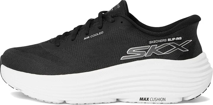 SKECHERS Max Cushioning Endeavour Hallandale Hands Free Slip-Ins Women's Shoes Black/White : 10 B - Medium - Image 6