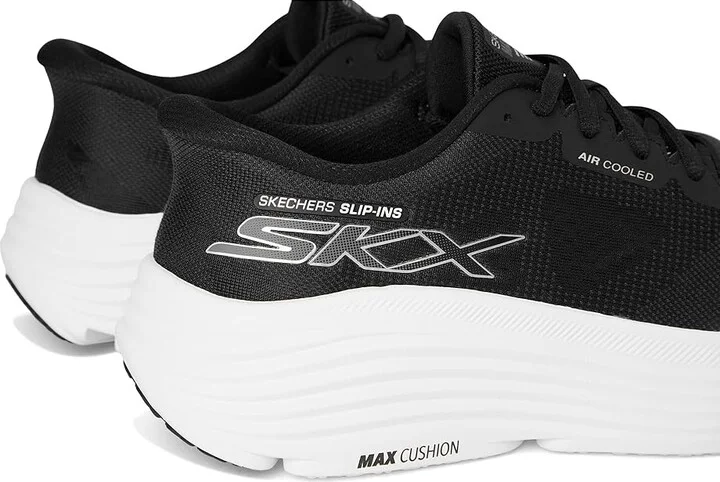 SKECHERS Max Cushioning Endeavour Hallandale Hands Free Slip-Ins Women's Shoes Black/White : 10 B - Medium - Image 7