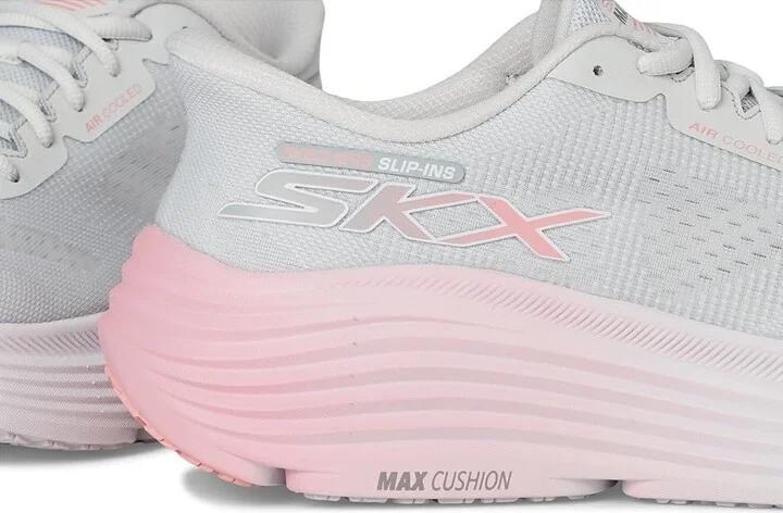 SKECHERS Max Cushioning Endeavour Hallandale Hands Free Slip-Ins Women's Shoes Gray/Pink : 7 B - Medium - Image 7