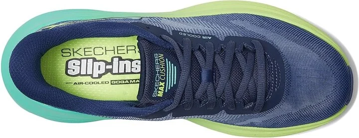 SKECHERS Max Cushioning Endeavour Hallandale Hands Free Slip-Ins Women's Shoes Navy/Lime : 6 B - Medium - Image 2