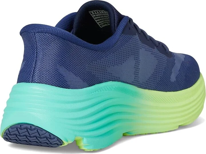 SKECHERS Max Cushioning Endeavour Hallandale Hands Free Slip-Ins Women's Shoes Navy/Lime : 6 B - Medium - Image 4