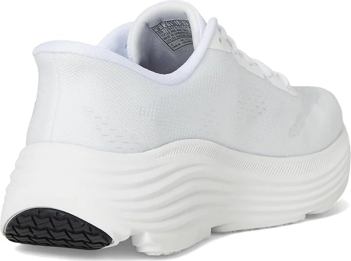 SKECHERS Max Cushioning Endeavour Hallandale Hands Free Slip-Ins Women's Shoes White/Black : 11 B - Medium - Image 4