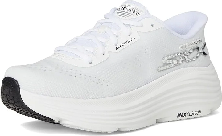 SKECHERS Max Cushioning Endeavour Hallandale Hands Free Slip-Ins Women's Shoes White/Black : 11 B - Medium - Image 5