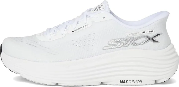 SKECHERS Max Cushioning Endeavour Hallandale Hands Free Slip-Ins Women's Shoes White/Black : 11 B - Medium - Image 6