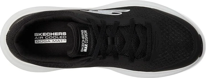 SKECHERS Max Cushioning Endeavour Men's Running Shoes Black/White : 10.5 D - Medium - Image 2