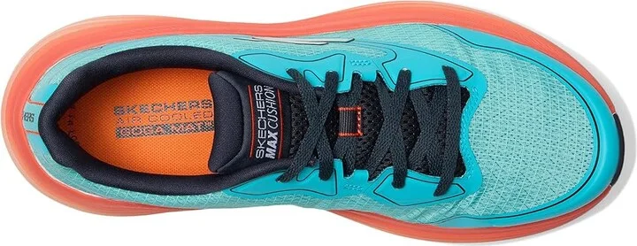 SKECHERS Max Cushioning Endeavour Men's Running Shoes Blue/Orange : 7 D - Medium - Image 2