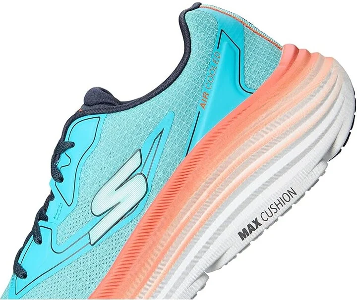 SKECHERS Max Cushioning Endeavour Men's Running Shoes Blue/Orange : 7 D - Medium - Image 7