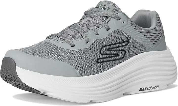 SKECHERS Max Cushioning Endeavour Men's Running Shoes Charcoal : 9.5 E - Wide, Synthetic - Image 5