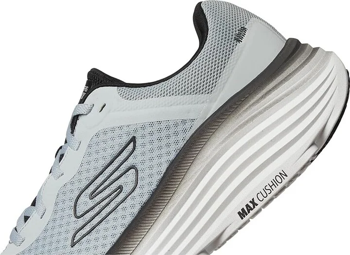 SKECHERS Max Cushioning Endeavour Men's Running Shoes Light Gray/Black : 11.5 E - Wide, Synthetic - Image 7