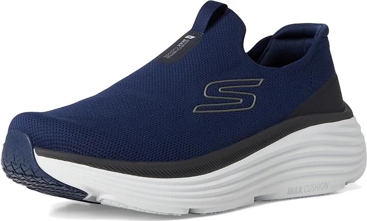 SKECHERS Max Cushioning Endeavour Sarasota Men's Shoes Navy : 8 E - Wide, Textile - Image 5