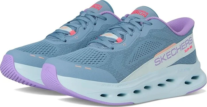SKECHERS Max Cushioning Glide Step Caledonia Hands Free Slip-Ins Women's Shoes Slate : 6.5 B - Medium, Synthetic