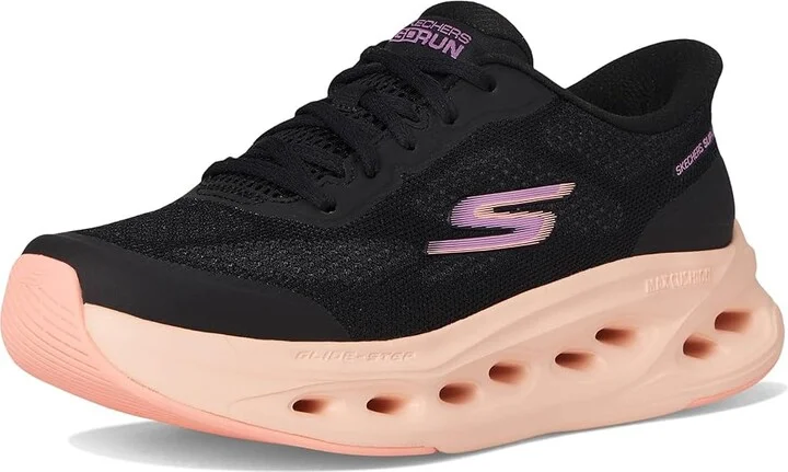 SKECHERS Max Cushioning Glide Step Hartford Hands Free Slip-Ins Women's Shoes Black/Purple : 7 B - Medium - Image 5