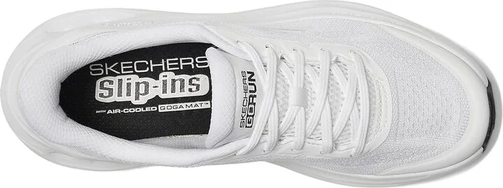 SKECHERS Max Cushioning Glide Step Hartford Hands Free Slip-Ins Women's Shoes White/Black : 5.5 B - Medium - Image 2
