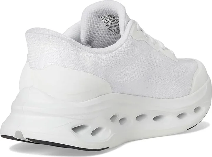 SKECHERS Max Cushioning Glide Step Hartford Hands Free Slip-Ins Women's Shoes White/Black : 5.5 B - Medium - Image 4