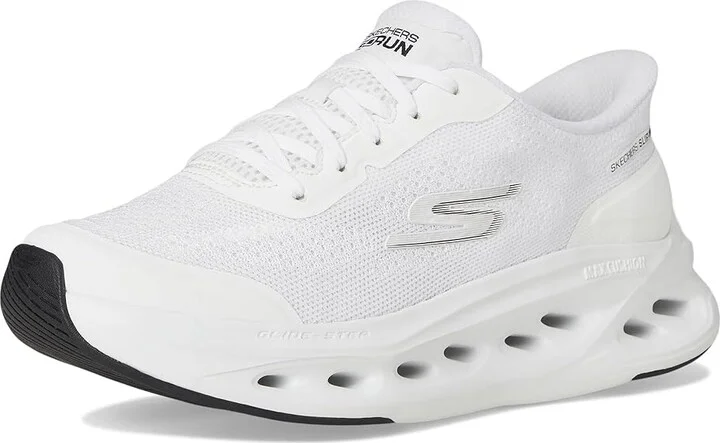 SKECHERS Max Cushioning Glide Step Hartford Hands Free Slip-Ins Women's Shoes White/Black : 5.5 B - Medium - Image 5