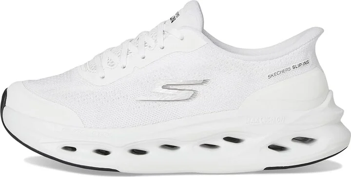 SKECHERS Max Cushioning Glide Step Hartford Hands Free Slip-Ins Women's Shoes White/Black : 5.5 B - Medium - Image 6
