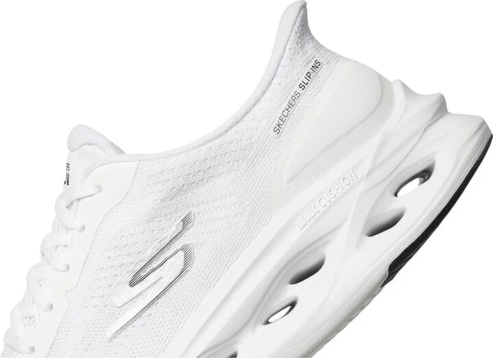 SKECHERS Max Cushioning Glide Step Hartford Hands Free Slip-Ins Women's Shoes White/Black : 5.5 B - Medium - Image 7