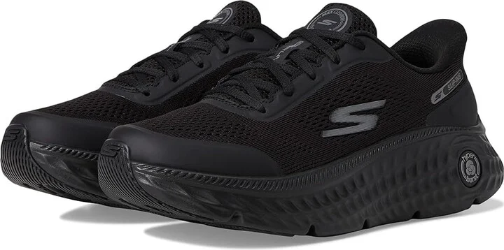 SKECHERS Max Cushioning Hyper Craze 2.0 Hands Free Slip-Ins Women's Shoes Black/Black : 9.5 B - Medium, Synthetic