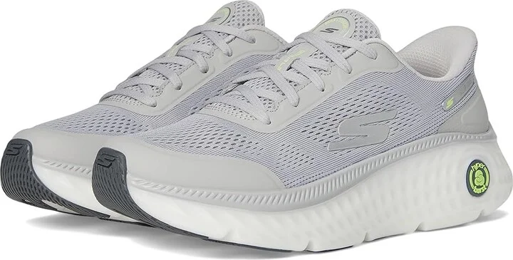 SKECHERS Max Cushioning Hyper Craze 2.0 Hands Free Slip-Ins Women's Shoes Light Gray : 9 B - Medium, Synthetic