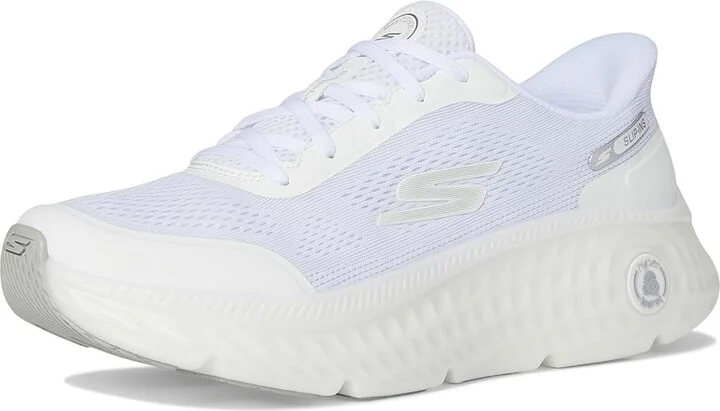 SKECHERS Max Cushioning Hyper Craze 2.0 Hands Free Slip-Ins Women's Shoes White/Silver : 9.5 B - Medium, Synthetic - Image 5