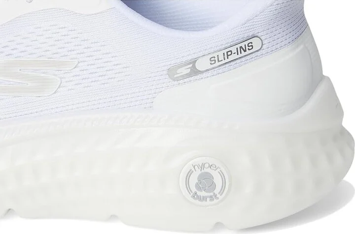 SKECHERS Max Cushioning Hyper Craze 2.0 Hands Free Slip-Ins Women's Shoes White/Silver : 9.5 B - Medium, Synthetic - Image 7