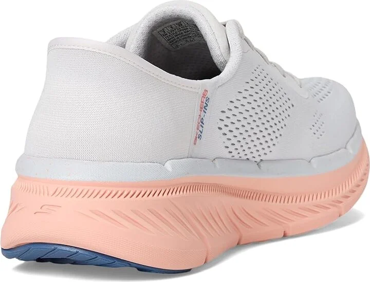 SKECHERS Max Cushioning Premier 2.0 Alora Hands Free Slip-Ins Women's Shoes Light Gray/Orange : 9 B - Medium - Image 4