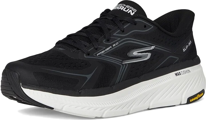 SKECHERS Max Cushioning Premier 2.0 Overland Hands Free Slip-Ins Women's Shoes Black/White : 9 B - Medium - Image 5
