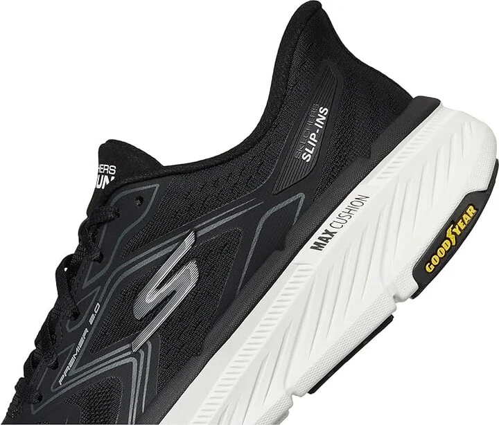 SKECHERS Max Cushioning Premier 2.0 Overland Hands Free Slip-Ins Women's Shoes Black/White : 9 B - Medium - Image 7