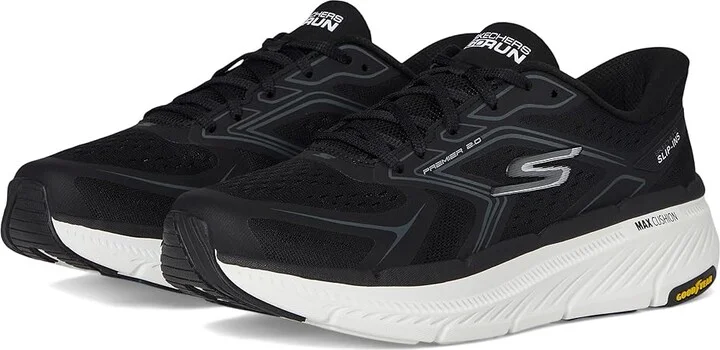 SKECHERS Max Cushioning Premier 2.0 Overland Hands Free Slip-Ins Women's Shoes Black/White : 9 B - Medium