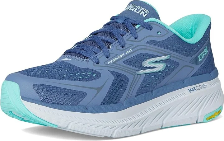 SKECHERS Max Cushioning Premier 2.0 Overland Hands Free Slip-Ins Women's Shoes Blue/Turquoise : 9 B - Medium - Image 5