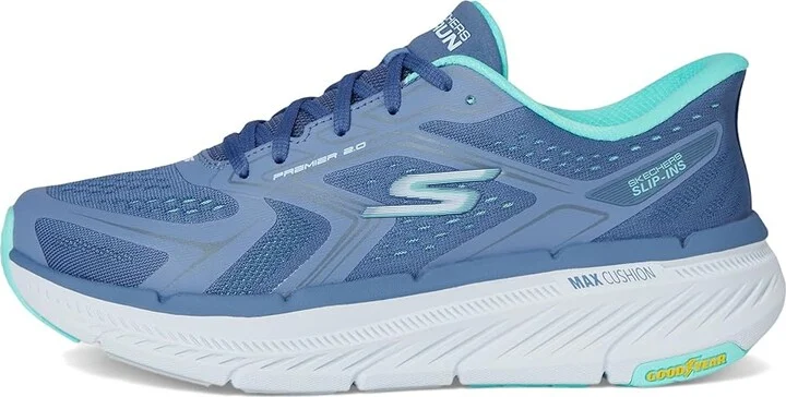 SKECHERS Max Cushioning Premier 2.0 Overland Hands Free Slip-Ins Women's Shoes Blue/Turquoise : 9 B - Medium - Image 6