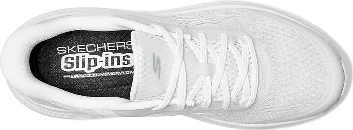 SKECHERS Max Cushioning Suspension Chrone Hands Free Slip-Ins Women's Shoes White : 9.5 B - Medium, Textile - Image 2