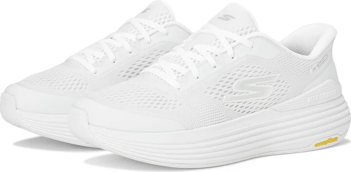 SKECHERS Max Cushioning Suspension Chrone Hands Free Slip-Ins Women's Shoes White : 9.5 B - Medium, Textile