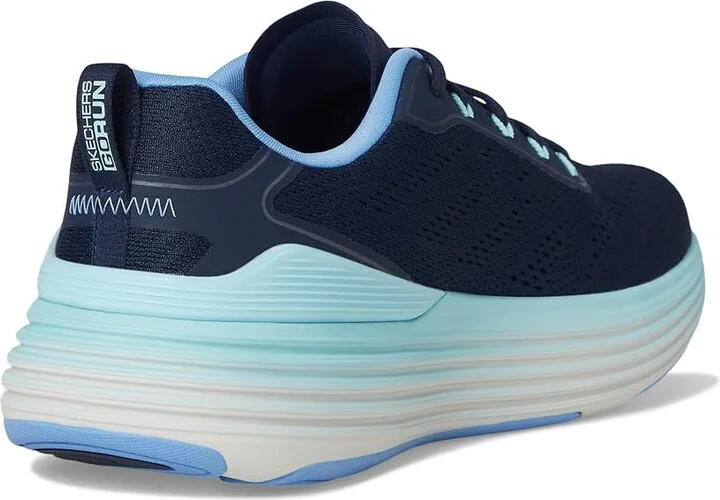 SKECHERS Max Cushioning Suspension High Road Women's Shoes Navy/Blue : 7 B - Medium, Rubber - Image 4