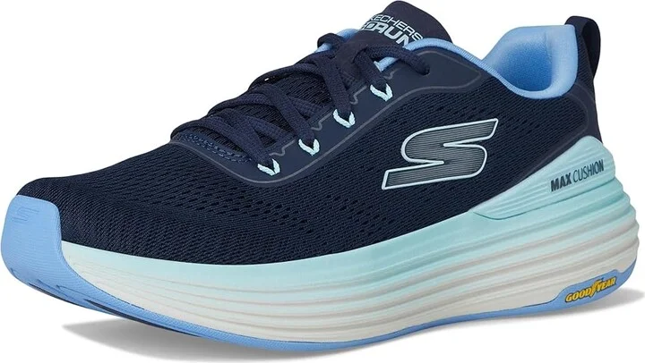 SKECHERS Max Cushioning Suspension High Road Women's Shoes Navy/Blue : 7 B - Medium, Rubber - Image 5