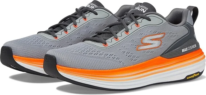 SKECHERS Max Cushioning Suspension- Voyager Men's Running Shoes Grey : 13 E - Wide, Rubber