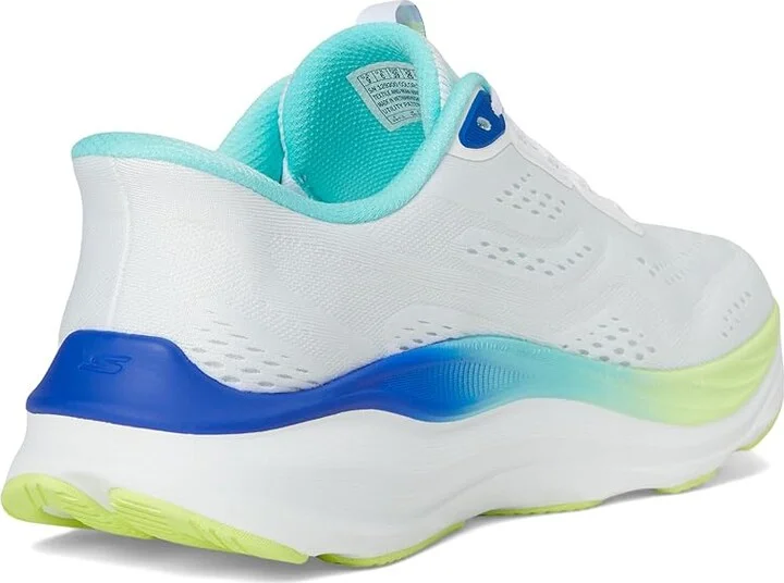 SKECHERS Max Run Hands Free Slip-Ins Women's Shoes White/Multi : 7 B - Medium, Synthetic - Image 4