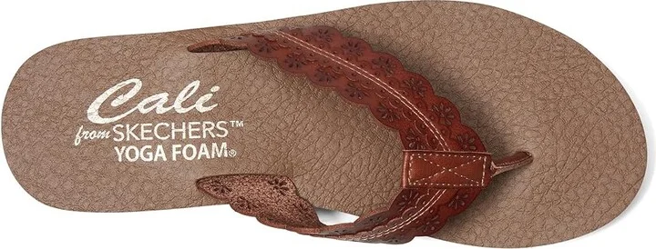 SKECHERS Meditation - Catching Sun Women's Sandals Luggage : 5 B - Medium, Rubber - Image 2