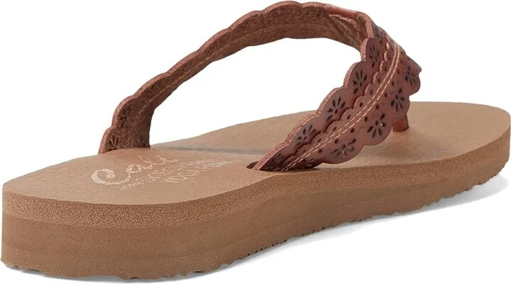 SKECHERS Meditation - Catching Sun Women's Sandals Luggage : 5 B - Medium, Rubber - Image 4
