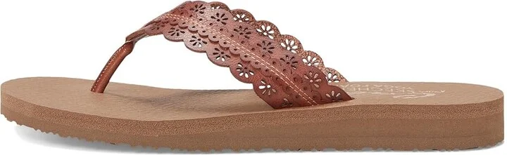SKECHERS Meditation - Catching Sun Women's Sandals Luggage : 5 B - Medium, Rubber - Image 6
