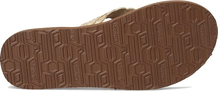 SKECHERS Meditation - Catching Sun Women's Sandals Natural : 5 B - Medium, Rubber - Image 3