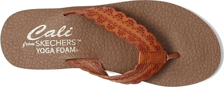 SKECHERS Meditation - Catching Sun Women's Sandals Tan : 9 B - Medium, Rubber - Image 2