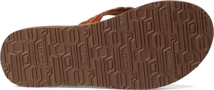 SKECHERS Meditation - Catching Sun Women's Sandals Tan : 9 B - Medium, Rubber - Image 3