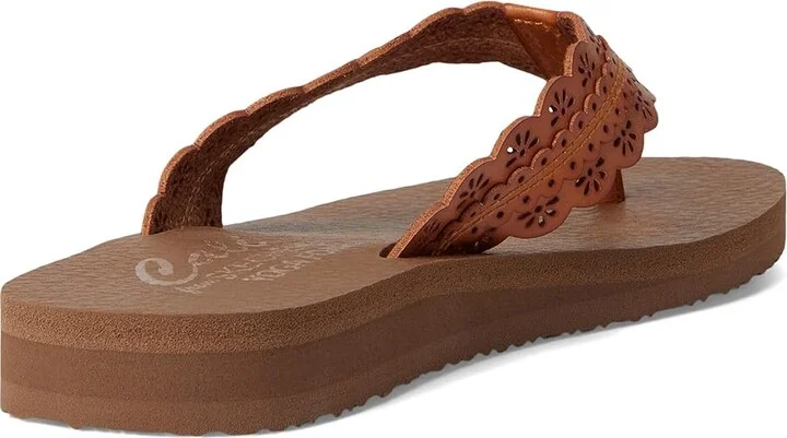 SKECHERS Meditation - Catching Sun Women's Sandals Tan : 9 B - Medium, Rubber - Image 4