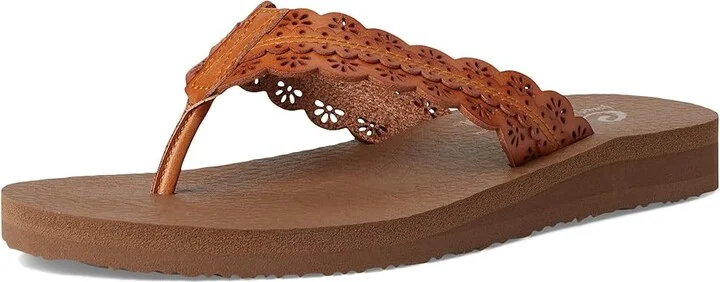 SKECHERS Meditation - Catching Sun Women's Sandals Tan : 9 B - Medium, Rubber - Image 5