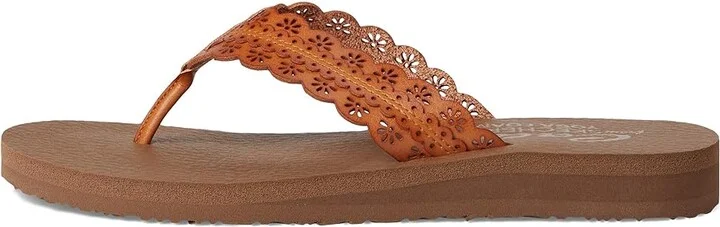 SKECHERS Meditation - Catching Sun Women's Sandals Tan : 9 B - Medium, Rubber - Image 6