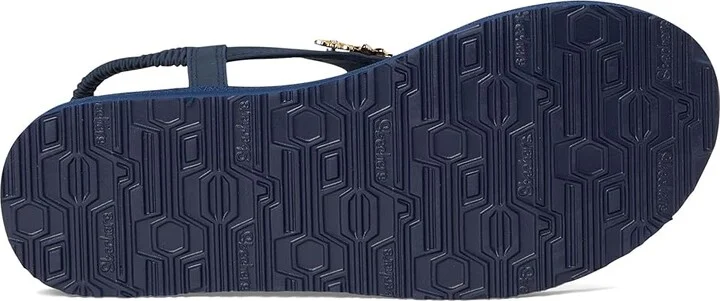 SKECHERS Meditation - Happy Daisies Women's Sandals Navy/Multi : 10 B - Medium - Image 3