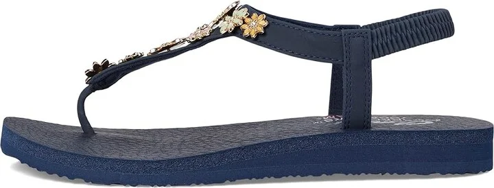 SKECHERS Meditation - Happy Daisies Women's Sandals Navy/Multi : 10 B - Medium - Image 6