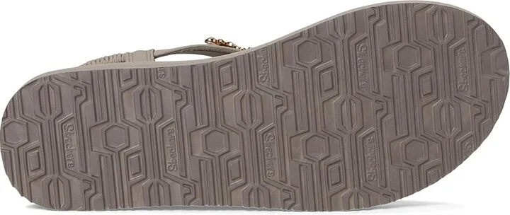 SKECHERS Meditation - Happy Daisies Women's Sandals Taupe/Multi : 10 B - Medium - Image 3